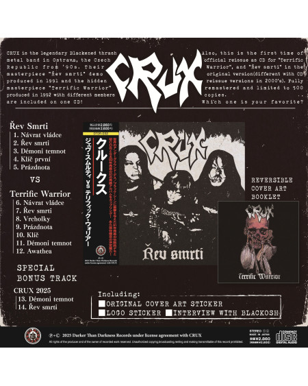 CRUX - Řev smrti / Terrific Warrior